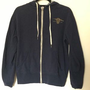 Foo Fighters dark grey zip-up medium hoody